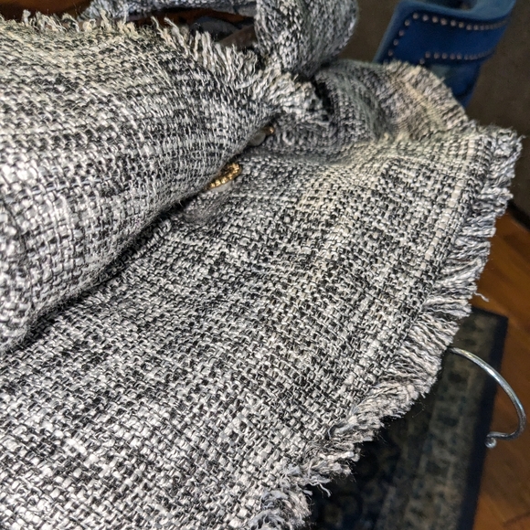 Maeve Double-Breasted Tweed Jacket Anthropologie (10) - Picture 4 of 16